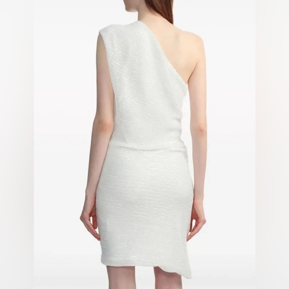 NWT- IRO PARIS Haidi One-Shoulder Mini Dress Sz 2 - Picture 2 of 6